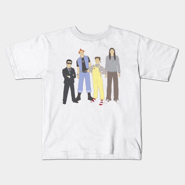 The young ones Kids T-Shirt by Griffindiary